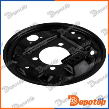 Déflecteur, disque de frein arrière droite pour TOYOTA | HTO-TY-039, 47043-09010
